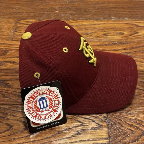 NEW Florida State Seminoles Puma Baseball Hat Dad Cap Snap Strap Back FSU VTG 95 - Picture 3 of 16